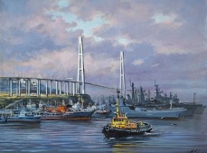 \"Мост на о.Русский. Владивосток\"